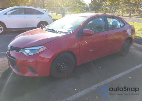 2016 Toyota Corolla Le из США, поврежденный, VIN 2T1BURHE7GC730909